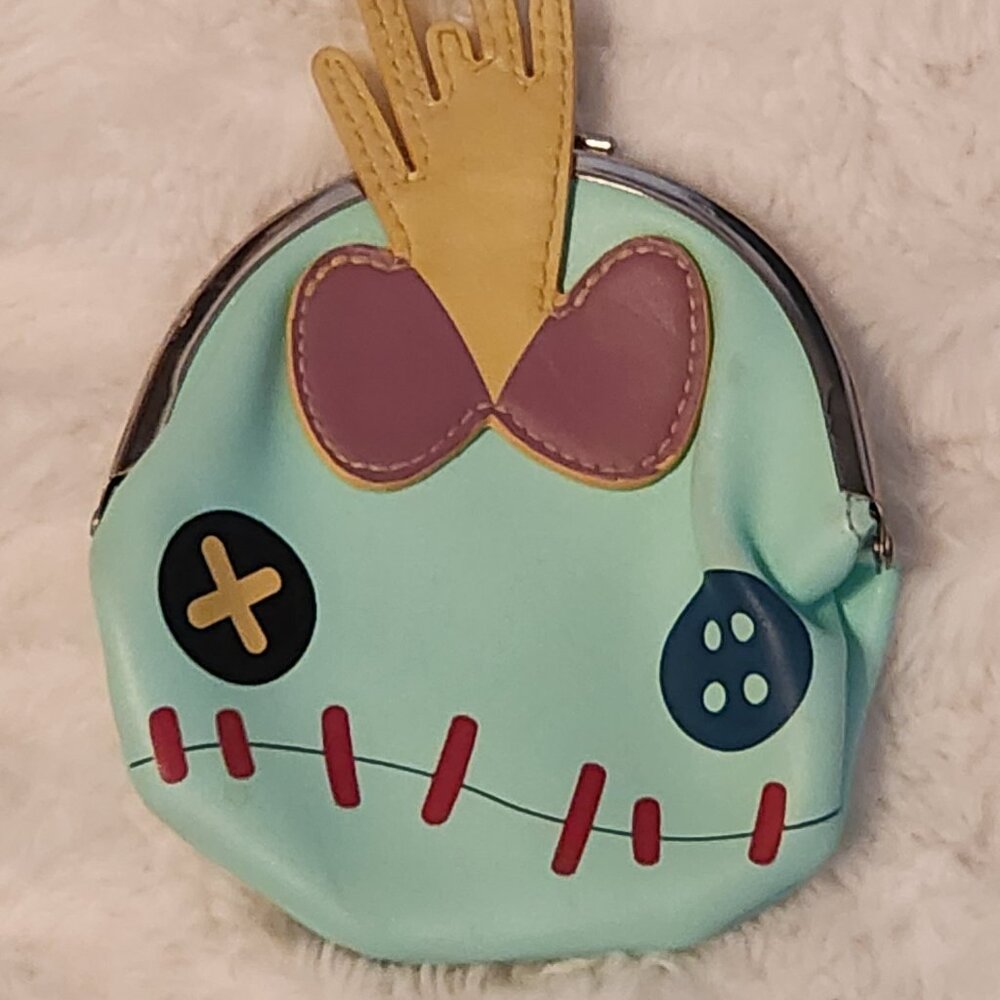 Disney Lilo & Stitch Scrump Big Face Coin Bag/Loungefly Purse - Picture 3 of 7